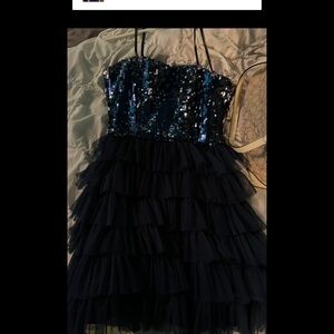 Sequin Layered Dress